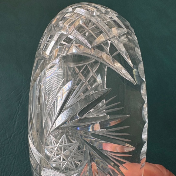 Vintage Birks pinwheel large crystal bowl mint condition - Picture 5 of 8